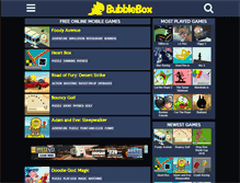 Tablet Screenshot of bubblebox.com